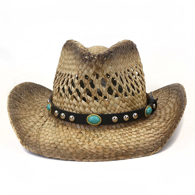 100% Topi Koboi Jerami Alami