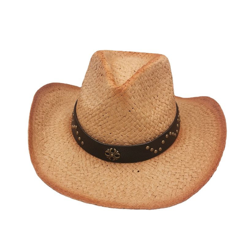 Topi Jerami Cowboy Custom Produsen