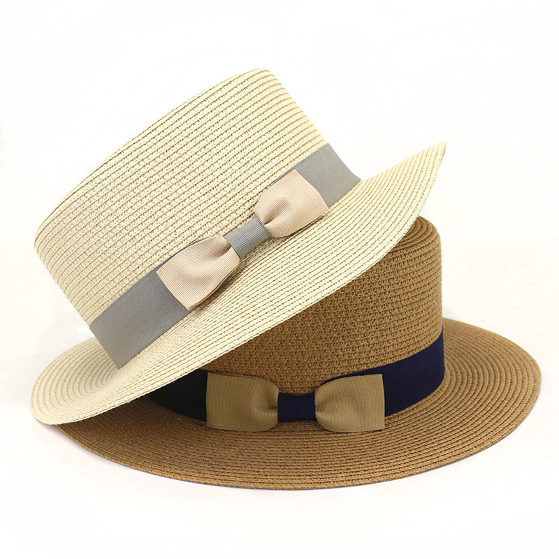 Kustom Logo Straw Boater Hat