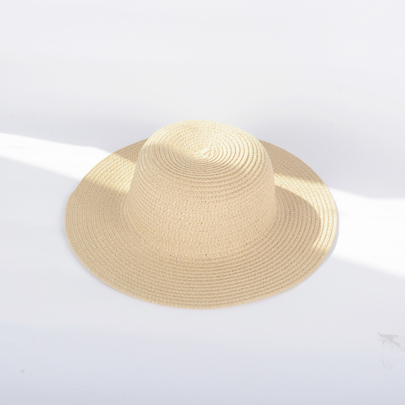 DIY Kosong Multi Warna Floppy Sun Straw Hat