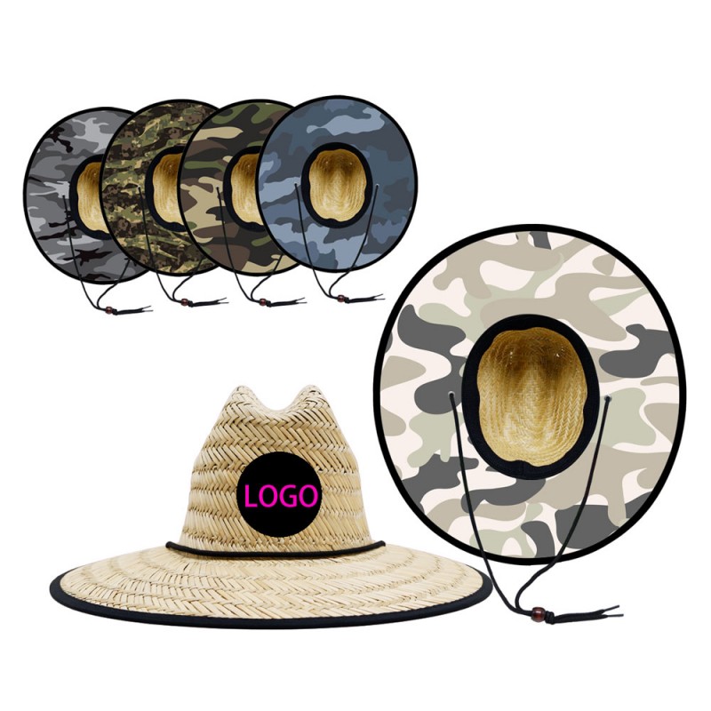 Topi Jerami Kamuflase Outdoor