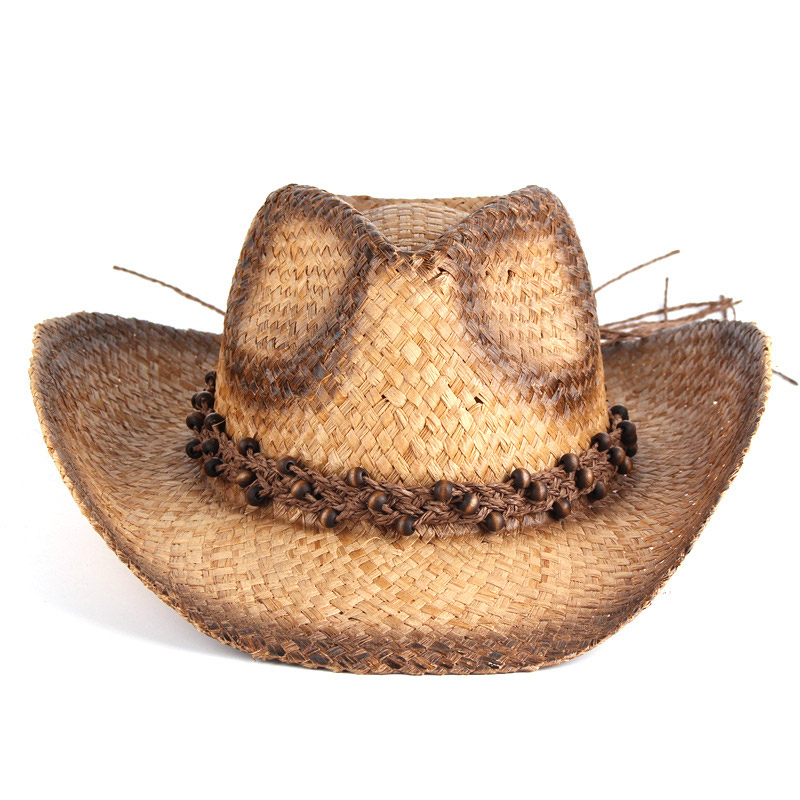 Spary Paint Raffia Straw Topi Koboi